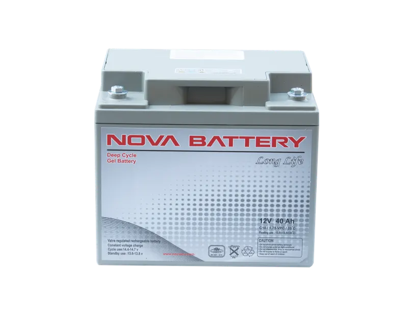 Nova SDGB-4012 deep-cycle jel akü ürün görseli